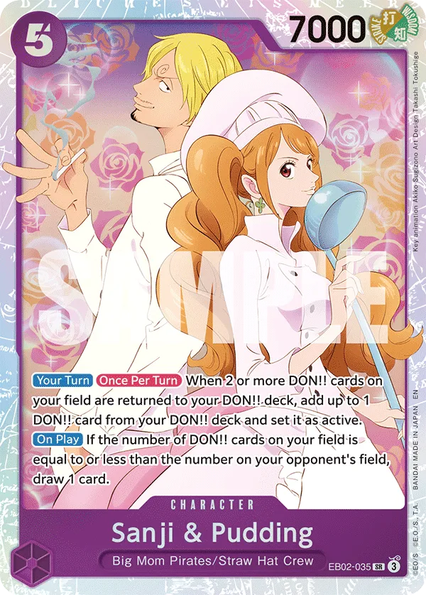 Sanji &amp; Pudding (EB02-035_P1)