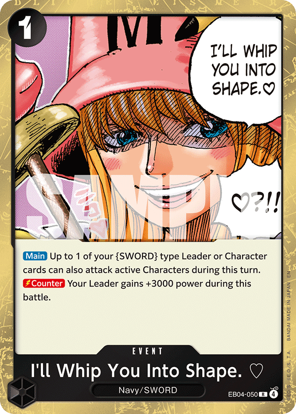 I'll Whip You Into Shape. ♡ (EB04-050)