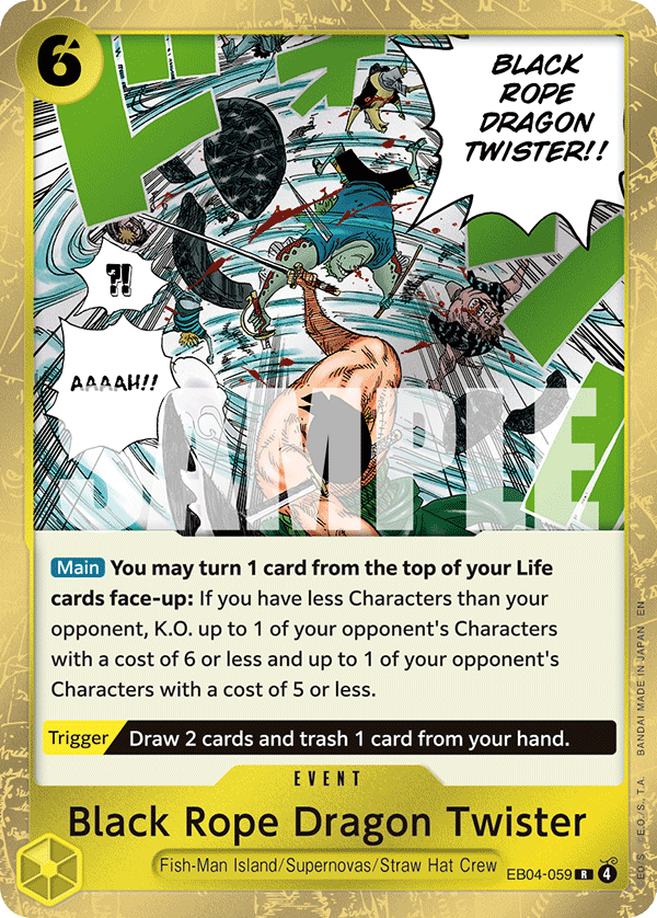 Black Rope Dragon Twister (EB04-059)