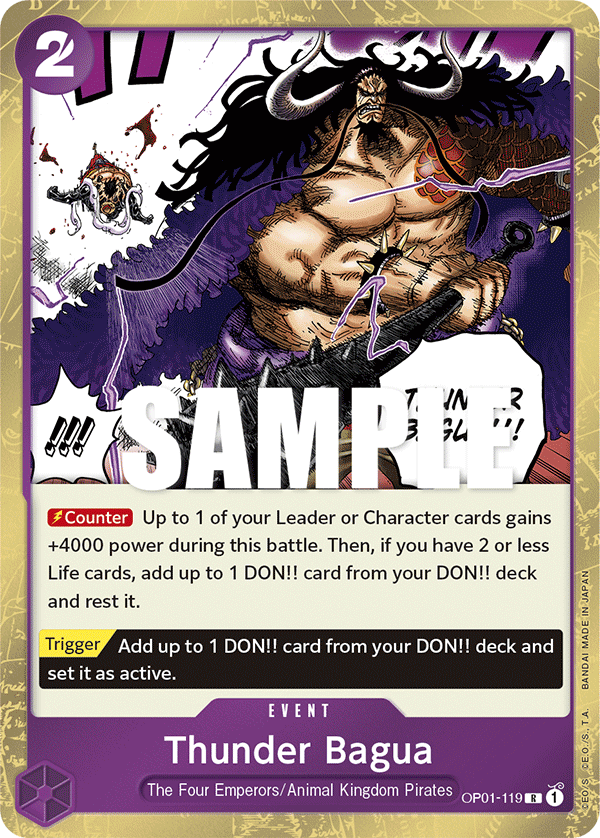Thunder Bagua (OP01-119)