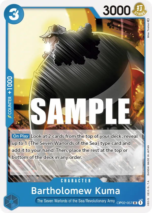 Bartholomew Kuma (OP02-057_R1)