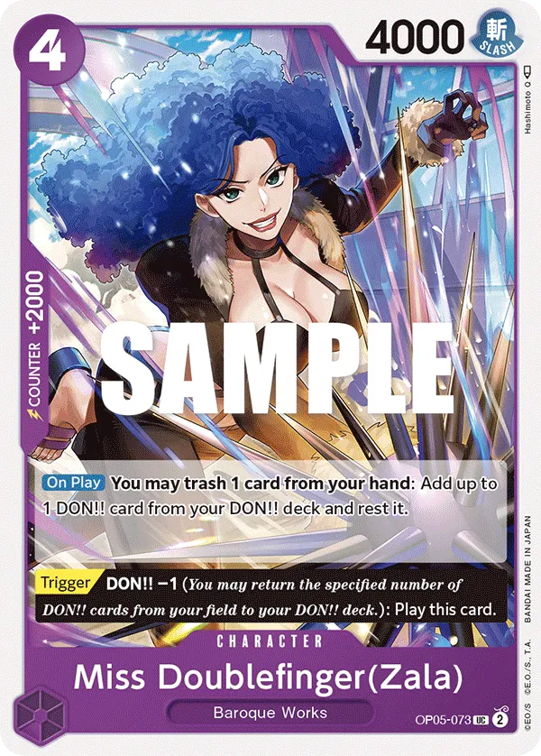 Miss Doublefinger(Zala) (OP05-073_P2)