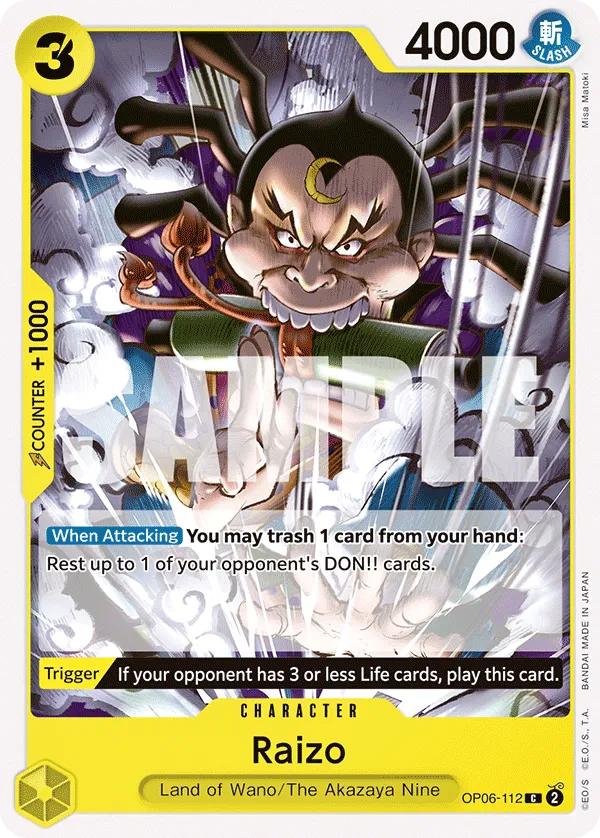 Raizo (OP06-112_R1)