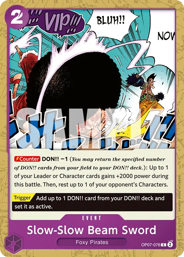 Slow-Slow Beam Sword (OP07-076_P1)