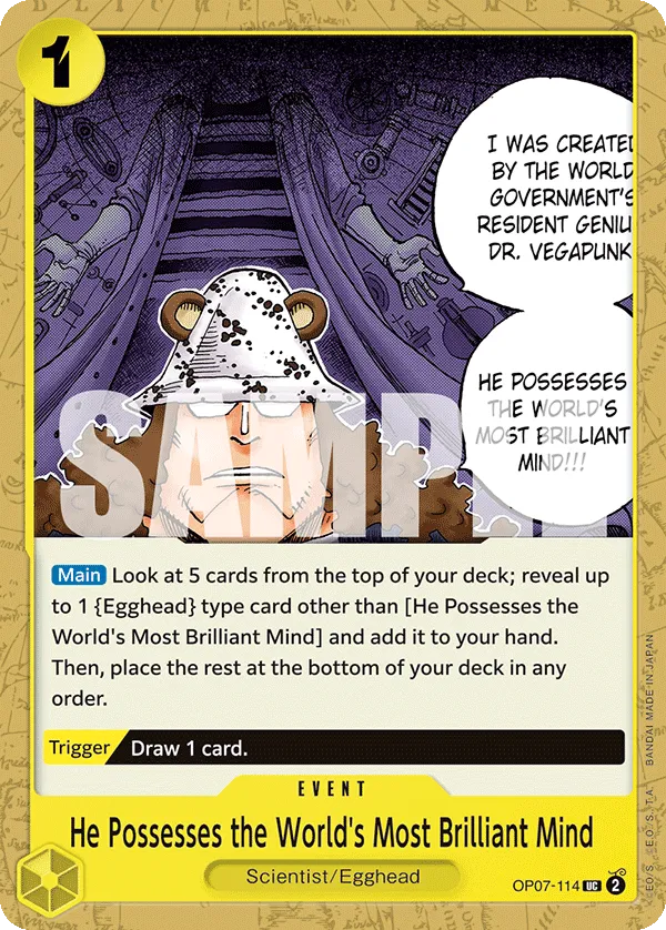 He Possesses the World's Most Brilliant Mind (OP07-114_P1)