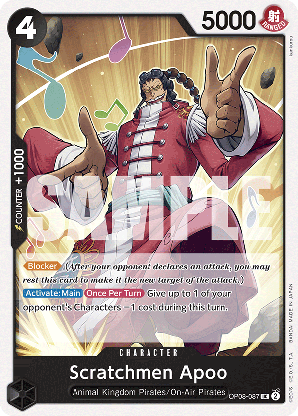 Scratchmen Apoo (OP08-087)