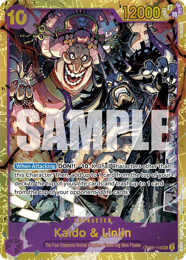 Kaido &amp; Linlin (OP08-119_P1)