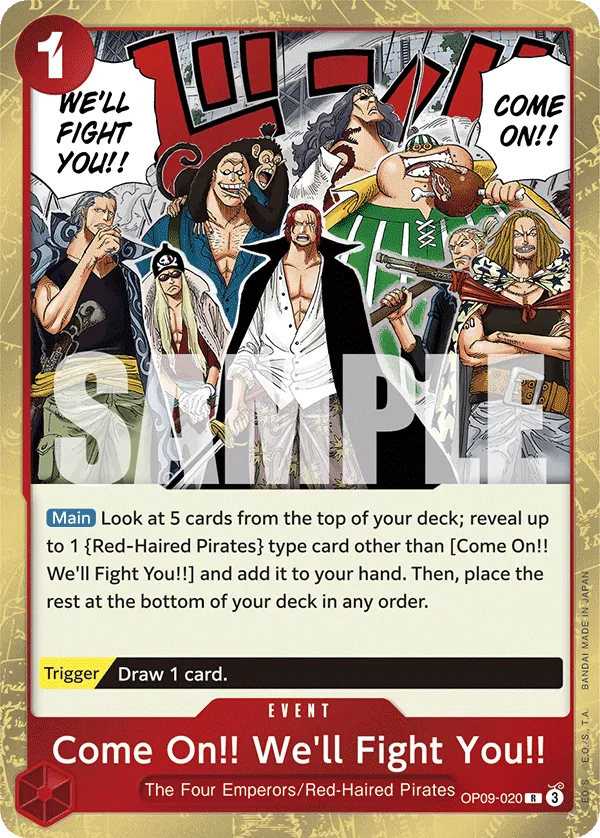 Come On!! We'll Fight You!! (OP09-020_P2)