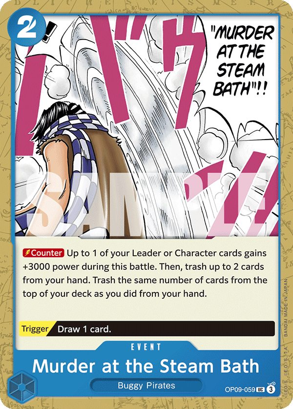 Murder at the Steam Bath (OP09-059)