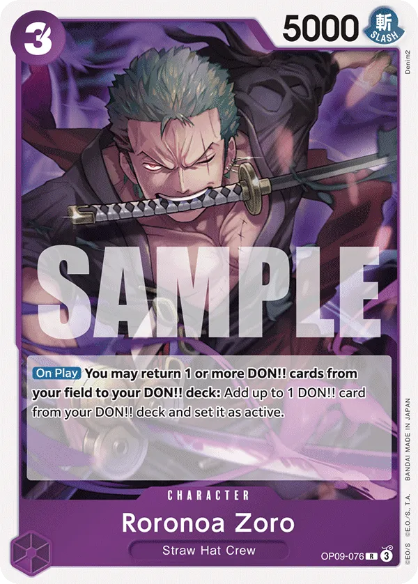 Roronoa Zoro (OP09-076_P2)