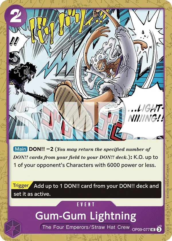 Gum-Gum Lightning (OP09-077_P2)