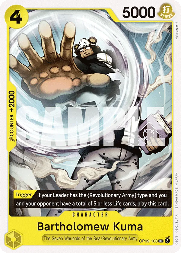 Bartholomew Kuma (OP09-108_P2)