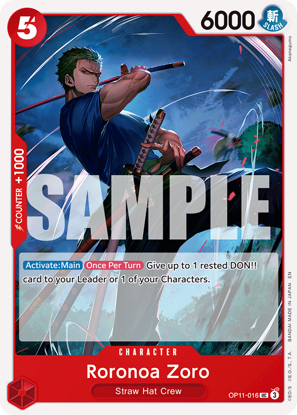 Roronoa Zoro (OP11-016)