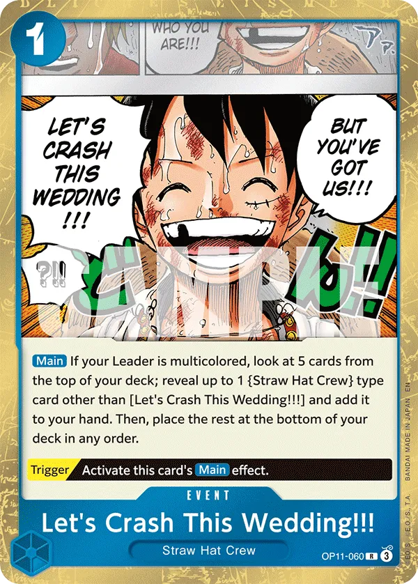 Let's Crash This Wedding!!! (OP11-060_P1)