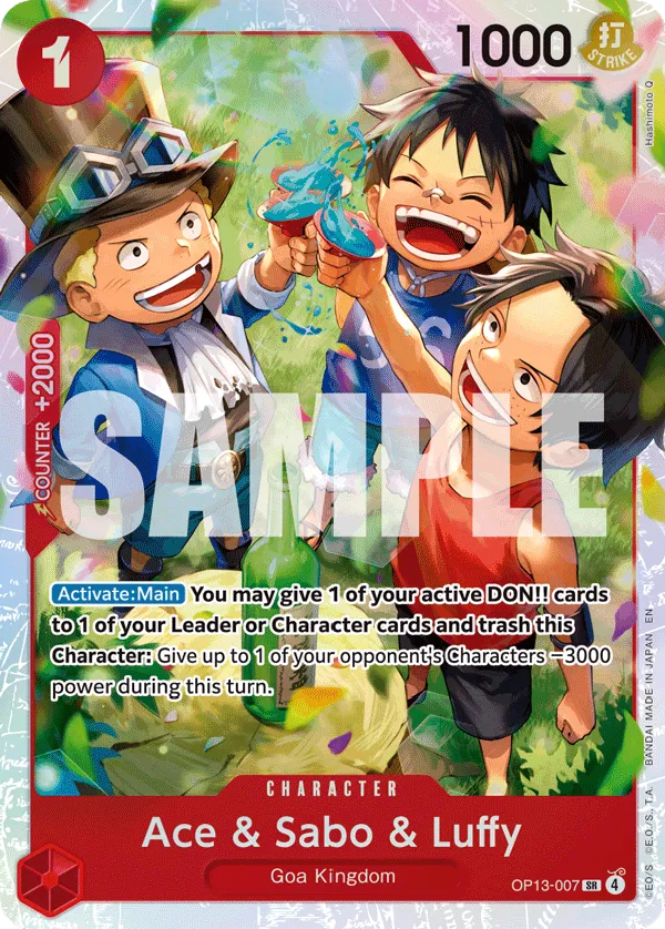 Ace &amp; Sabo &amp; Luffy (OP13-007_P1)