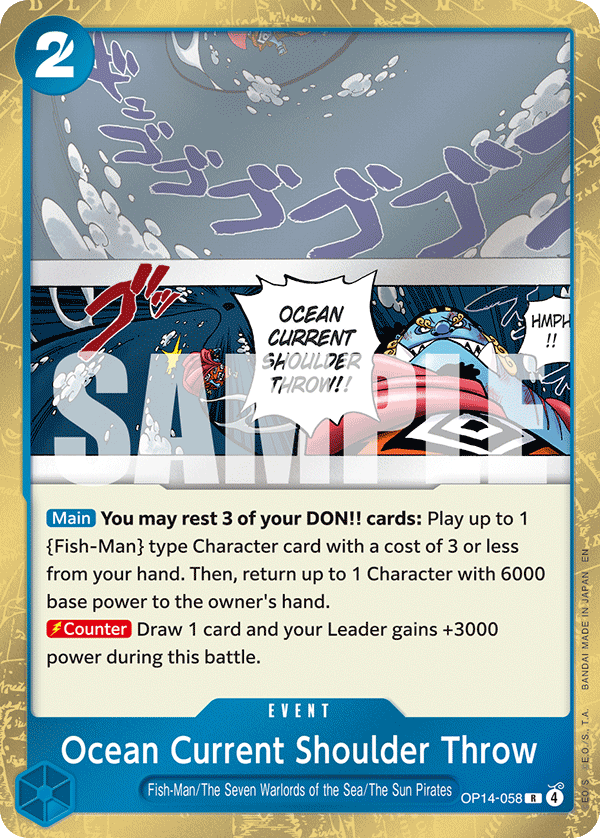 Ocean Current Shoulder Throw (OP14-058)