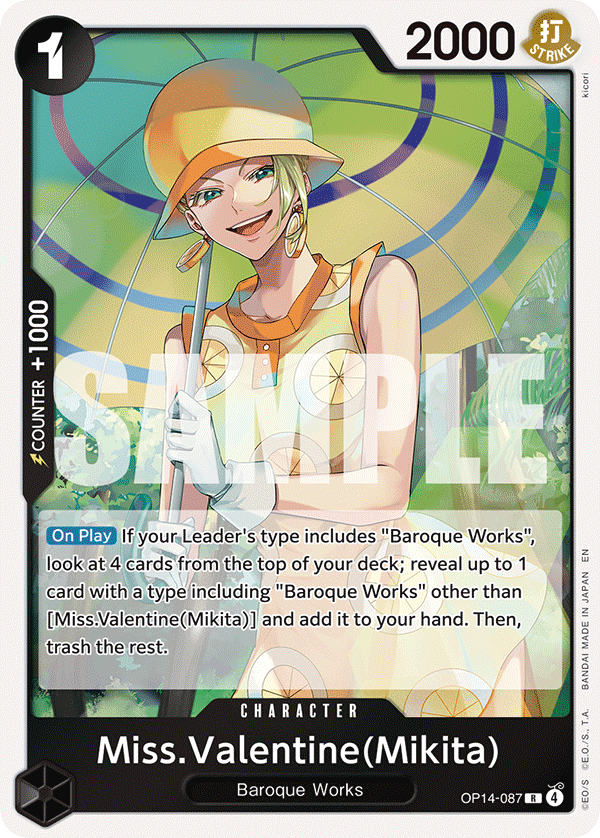 Miss.Valentine(Mikita) (OP14-087)