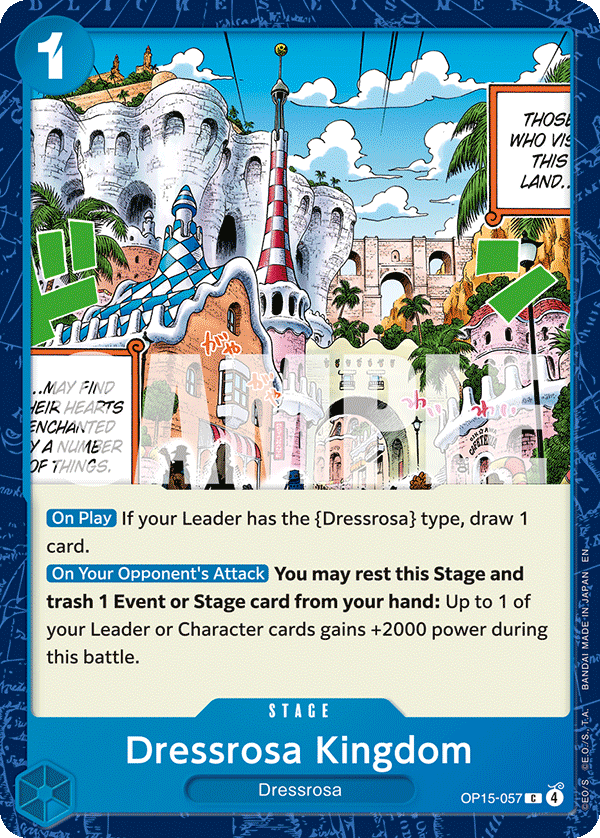 Dressrosa Kingdom (OP15-057)
