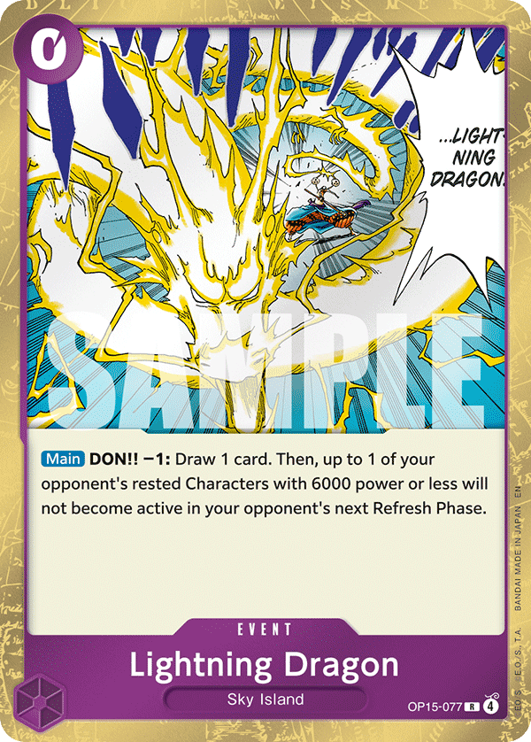 Lightning Dragon (OP15-077)