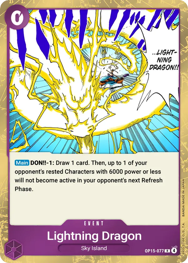 Lightning Dragon (OP15-077_P1)