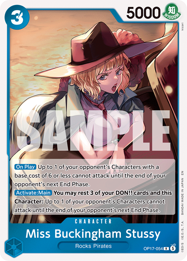 Miss Buckingham Stussy (OP17-054)