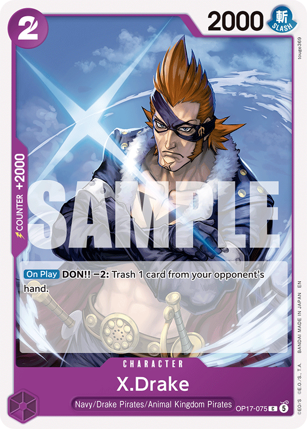 X.Drake (OP17-075)