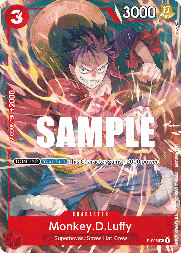 Monkey.D.Luffy (P-006)