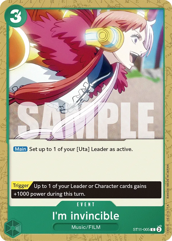 I'm invincible (ST11-005_P2)